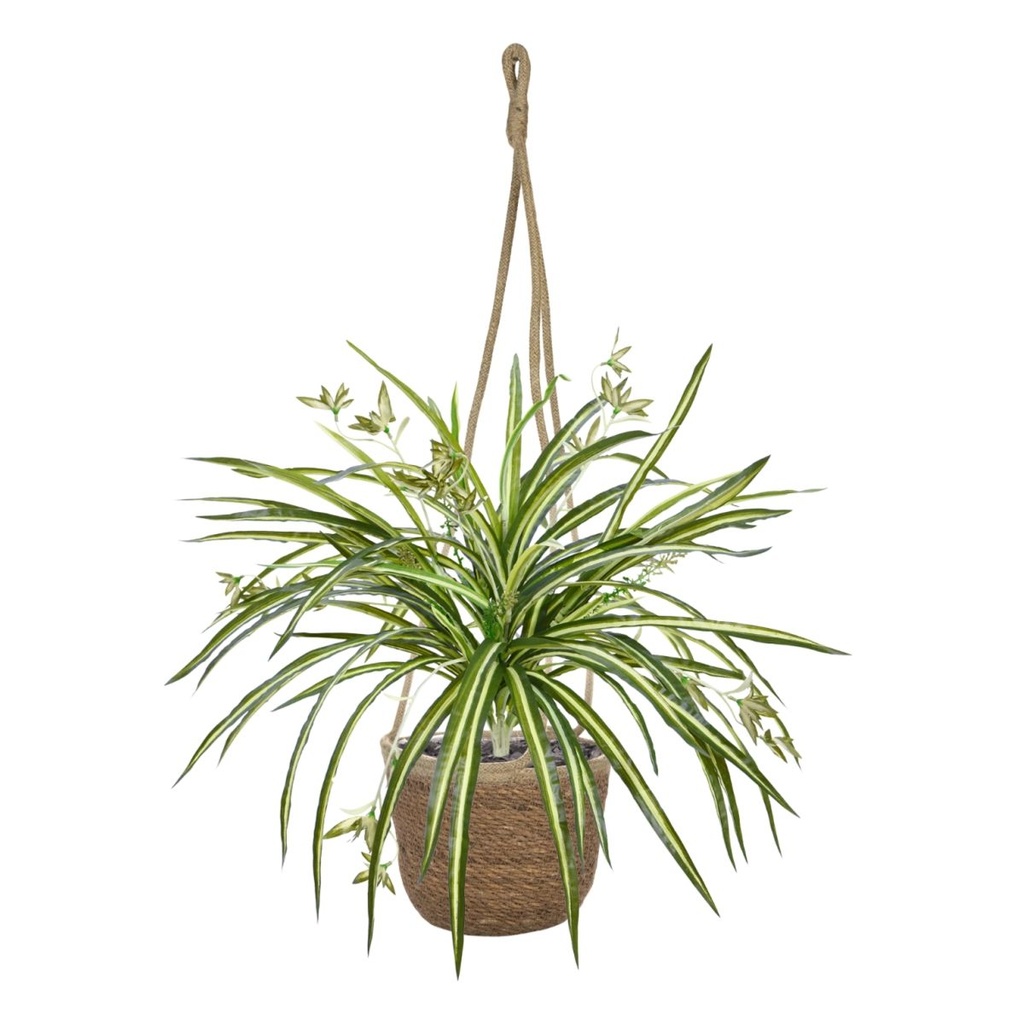 Chlorophytum RT kunst hangplant 45cm