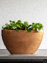 Capi Retro - Oval Planter - Gold - 34 cm