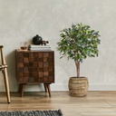 Ficus Folia kunstplant op stam 75cm