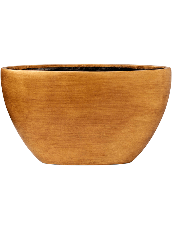 Capi Retro - Oval Planter - Gold - 34 cm