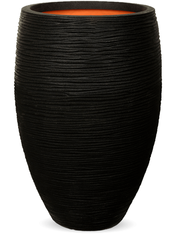 Capi Nature Rib NL - Vase Elegant Deluxe - Black - 85 cm