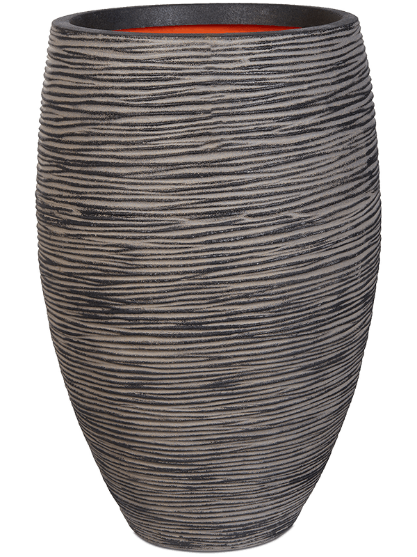 Capi Nature Rib NL - Vase Elegant Deluxe - Anthracite - 85 cm