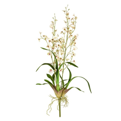 Oncidium deluxe orchidee kunstplant 80cm - creme