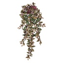 Tradescantia kunst hangplant 100cm - groen/rood