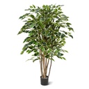 Ficus Exotica deluxe kunstplant 125cm - bont