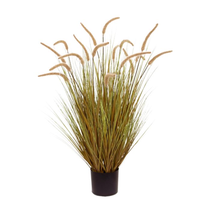 Pennisetum Kunst Grasplant 95cm bruin