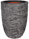 Capi Nature Rib NL - Vase Elegant Low - Anthracite - 58 cm