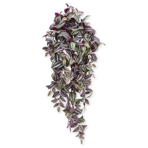 Tradescantia kunst hangplant 100cm - paars