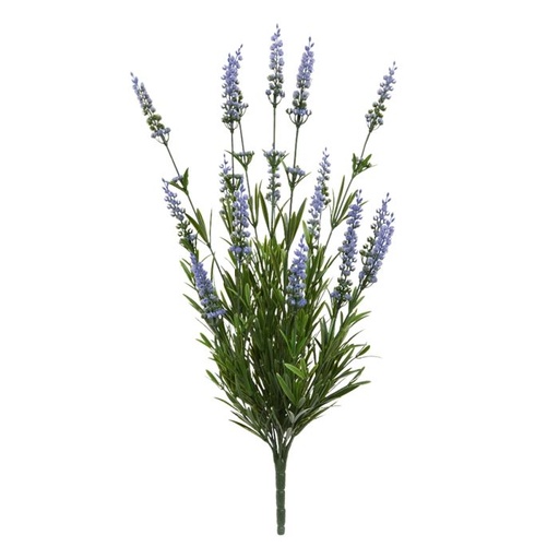 [1-407805UVBL] Lavendel kunstplant 50cm - blauw - UV bestendig