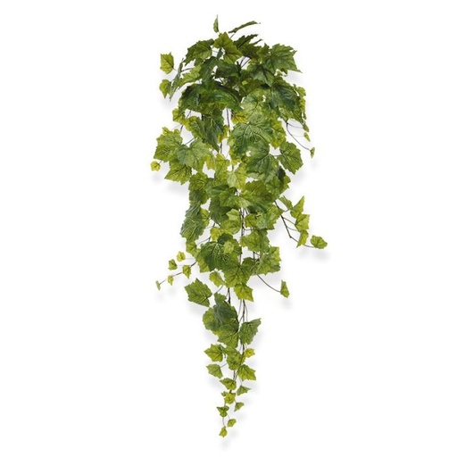 [1-208609] Druivenblad kunst hangplant 90cm - groen 